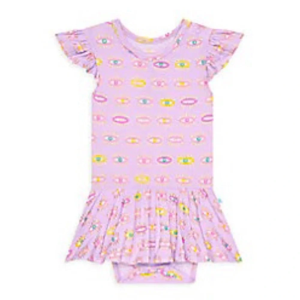 NWT Posh Peanut Cleo Twirl Skirt Bodysuit Dress 6-12M - Picture 2 of 7